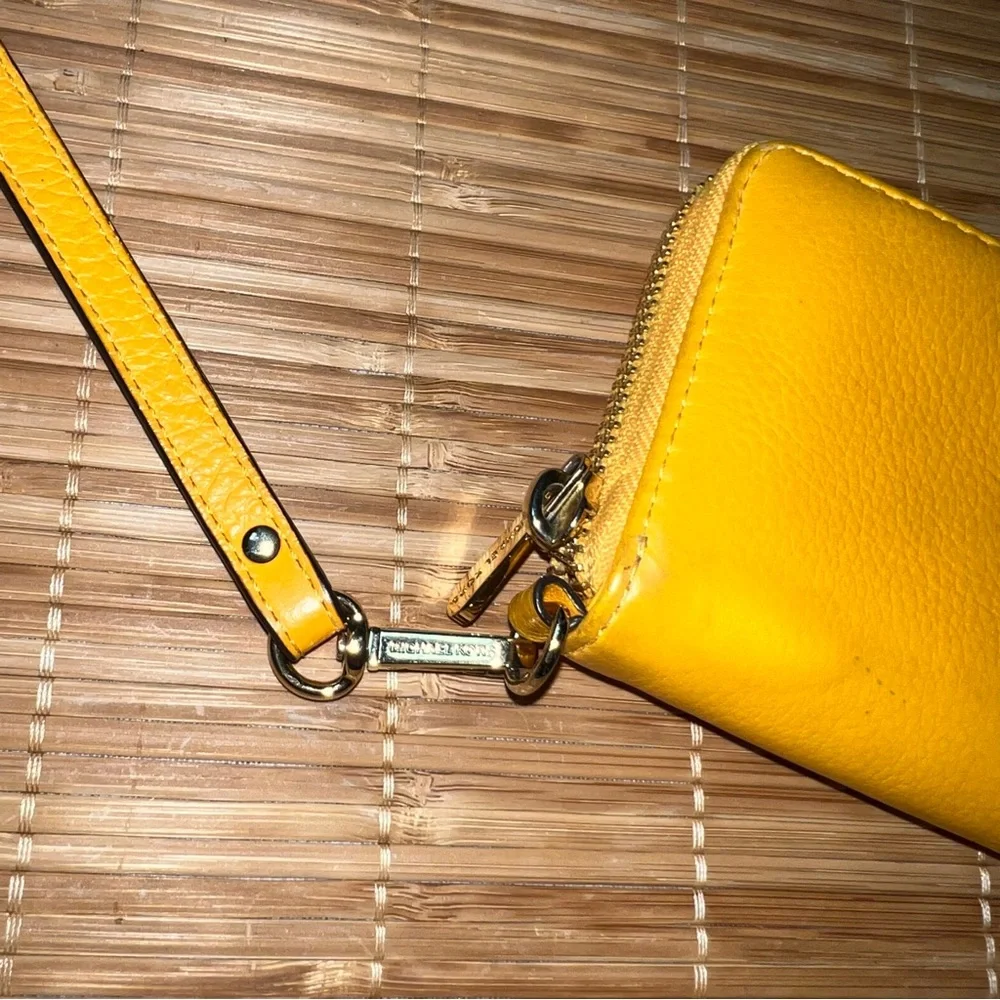 MICHAEL KORS Yellow Wristlet Wallet - Picture 11 of 11